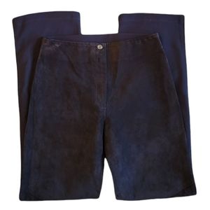 Mitchie's Vintage Brown Genuine Suede Womens Bootcut Pants M